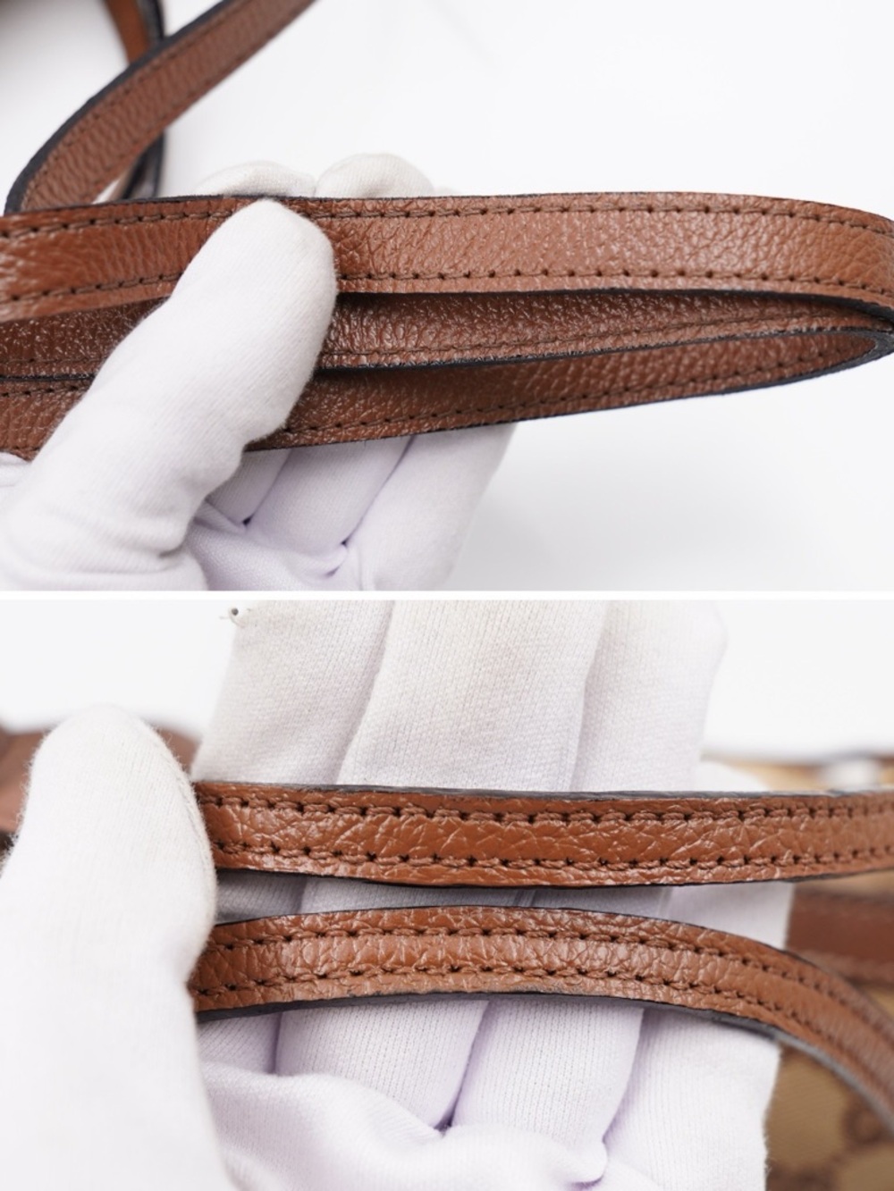 Gucci Bree Brown GG Canvas Shoulder Bag - Picture 6 of 11